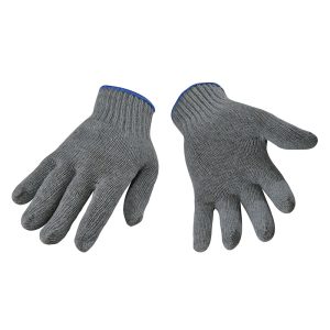 Tricot pêcheur - gris, gant 65% polyester 35% coton