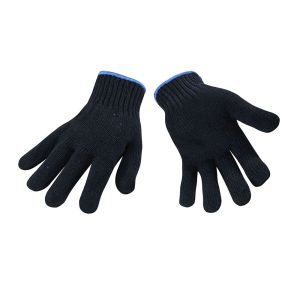 Tricot de pêcheur - bleu, gant poly/coton 1100gr - paquet de 3