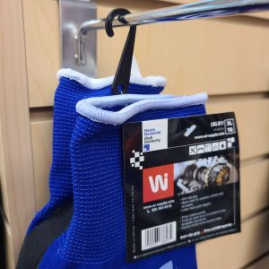 Blue High Dexterity Nylon Knit Liner Gloves - Image 2
