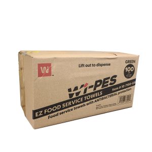 Food Service E-Z Cloth - 100 pack - Blue / Green / Red