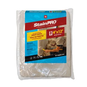 8oz 4' x 12' Canvas Drop Cloths - StainPro™