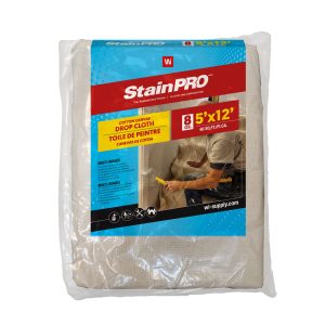 8oz 5' x 12' Canvas Drop Cloths - StainPro™