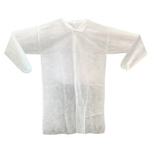 White Polypropylene Lab Coat 30 GSM