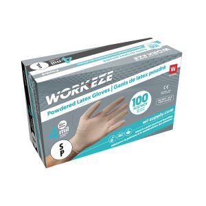 Gant jetable en latex en poudre Wipeco