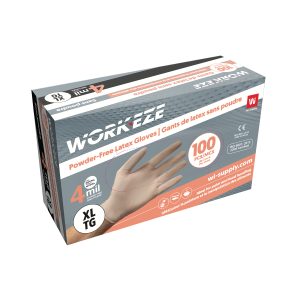 Gant jetable en latex sans poudre Wipeco