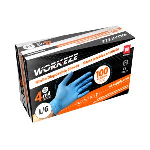 Wipeco Nitrile 4 mil Blue Disposable Glove