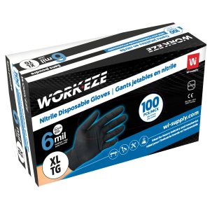 Wipeco Nitrile 6 mil Black Disposable Glove