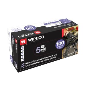 Gant jetable noir Wipeco Nitrile 5 mil