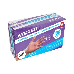 Gant jetable transparent Wipeco Vinyl 4 mil