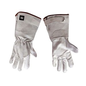 Welding glove with velcro strap