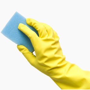 15 mil Yellow Household Dishwasher Glove - Image 2