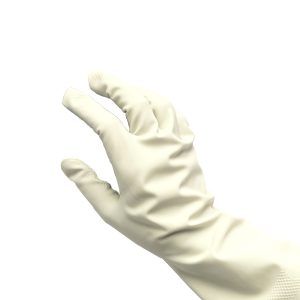 Latex Natural Colour 19 mil Unlined Canners Glove
