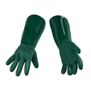 Non doublé - gant vert double trempage en PVC 18"