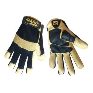Velcro synthetic leather mechanics glove