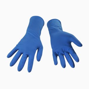 Wipeco Latex Powder-Free 14 mil Blue Disposable Glove - Image 2