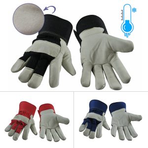 Gant d'hiver en cuir de vachette Thinsulate ® C100 à paume pleine