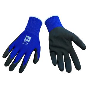 Blue High Dexterity Nylon Knit Liner Gloves
