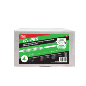 New Washed Econo White Mixed Knit Wipers 4lb Box