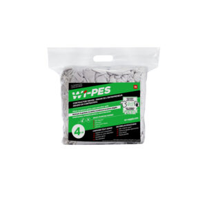 4lb New Washed Econo White Mixed Knit Wipers