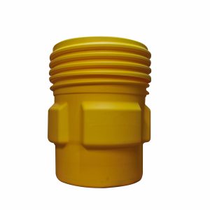 65 gallons. suremballage jaune, avec couvercle à vis