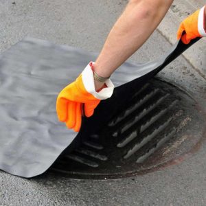 Neoprene drain cover