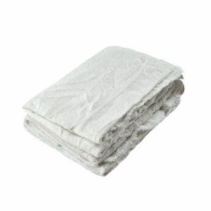 Serviettes éponge blanches