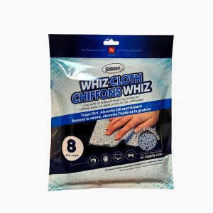 Shinex™ - Paquet de 8 chiffons Whiz bleus