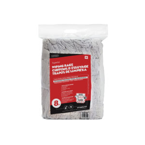 New washed white knit wipers - Superior Wiping Rags 8lb